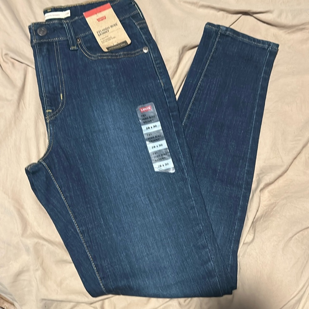 Women’s Levi jeans, 721 high-rise skinny 8 x 30